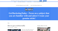 Desktop Screenshot of getmarketingtoday.com